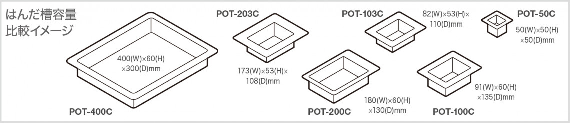 ご予約品 フジノネットショップ角型はんだ槽 POT-50C