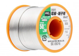 リール巻鉛入りはんだ 電線・端子用はんだ 500g Φ1.6mm SE-55016