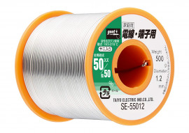 リール巻鉛入りはんだ 電線・端子用はんだ 500g Φ1.2mm SE-55012