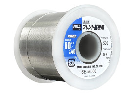 リール巻鉛入りはんだ プリント基板用はんだ 500g Φ0.6mm SE-56006