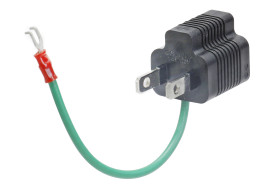 変換アダプター　2極アース線付 P-10