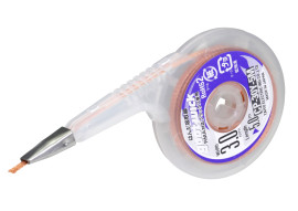 はんだ吸取線（ステンレス口金付）幅3.0mm〈5m巻〉 CP-30Y-5M